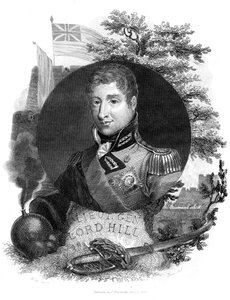Kenraaliluutnantti Lord Hill, 1816.