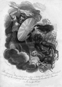 Vallankumouksellinen raivo, joka pyrkii orjuuttamaan tai tuhoamaan Euroopan kansoja, 1816.