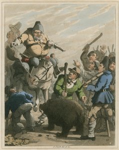 Kuvitus Samuel Butlerin Hudibras-teoksesta