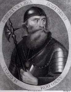 E. Hardingin kaivertama muotokuva Skotlannin kuninkaan Robert I:stä (1274-1329), 1. marraskuuta 1797 tekijältä I Herbert