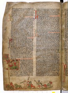 Kuningas Olaf Tryggvasonin kaste Flateyjarbokista (Flateyn kirja) 1300-luvun lopulla