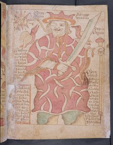 Odin, Melsteds Edda (kynä & muste ja wc paperilla)