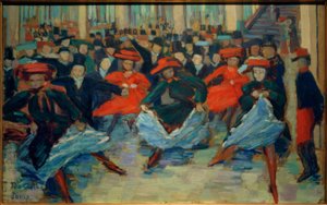 Dance Image VIII (Can-Can-tanssijat Bullierissa)