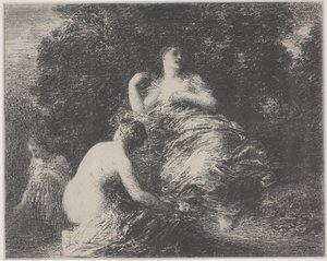Uimarit tekijältä Ignace Henri Jean Fantin Latour