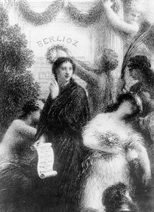Berlioz eli syntymäpäivä, 1876 tekijältä Ignace Henri Jean Fantin-Latour