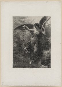 Eugene Delacroixille, 1890. tekijältä Ignace Henri Jean Fantin Latour