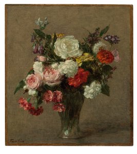 Kukkakimppu, 1900 tekijältä Ignace Henri Jean Fantin-Latour