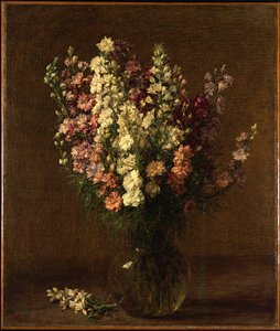 Larkspur, 1887 tekijältä Ignace Henri Jean Fantin-Latour