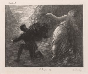 Manfred ja Astarté, 1879. tekijältä Ignace Henri Jean Fantin Latour