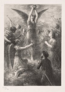 Alkusoitto Lohengrinille, 1898. tekijältä Ignace Henri Jean Fantin Latour