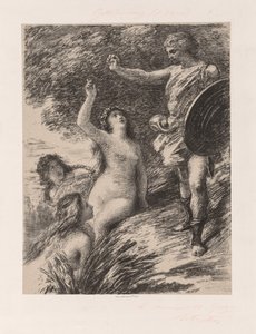 Siegfried ja Reinin tyttäret, n. 1880. tekijältä Ignace Henri Jean Fantin-Latour