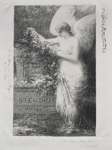 Stendhalissa, 1892. tekijältä Ignace Henri Jean Fantin Latour