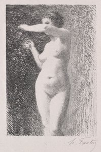 Tutkimus Eevalle, 1898. tekijältä Ignace Henri Jean Fantin Latour