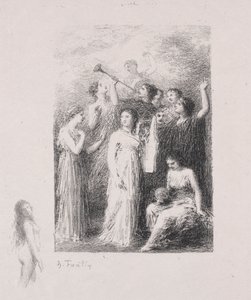 Sokea. tekijältä Ignace Henri Jean Fantin Latour