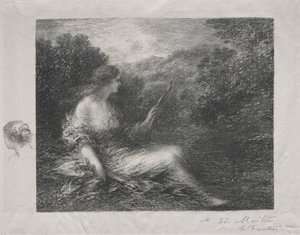 Metsästäjä, 1892. tekijältä Ignace Henri Jean Fantin Latour