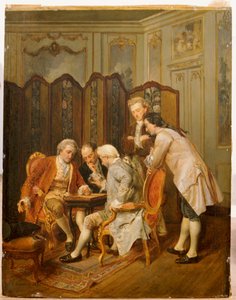 Backgammon Players, 1866 tekijältä Ignacio Leon y Escosura