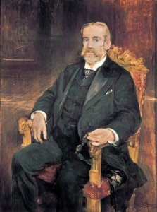 Francisco Romero Robledon (1838-1906), espanjalaisen poliitikon muotokuva