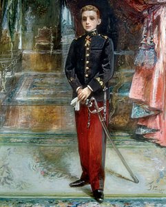 Espanjan kuninkaan Alfonso XIII:n muotokuva