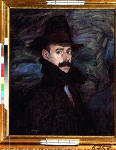 Omakuva. Ignacio Zuloaga y Zabaleton (1870-1945) maalaus. Öljy kankaalle, 76 x 65 cm. espanjalainen taide. Pushkinin taidemuseo, Moskova. tekijältä Ignacio Zuloaga y Zabaleta