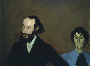 Charles Morice ja hänen vaimonsa, 1889, Öljy kankaalle, 70 × 90 cm tekijältä Ignacio Zuloaga y Zabaleta