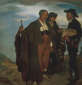 Torquemadan pormestari ja hänen valtuutettunsa tekijältä Ignacio Zuloaga y Zabaleta