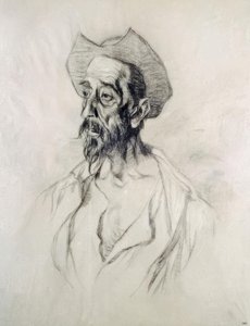 Don Quijote / I. Zuloaga / Piirustus 1927