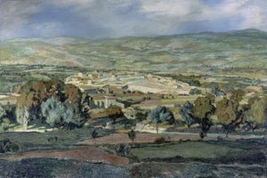 Maisema Alhamassa, 1923, Öljy kankaalle, 87 × 128 cm, AS00699 tekijältä Ignacio Zuloaga y Zabaleta