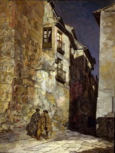 SEGOVIA DE NOCHE – HACIA 1930 – O / L – 94X74 CM tekijältä Ignacio Zuloaga y Zabaleta