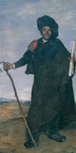 Runoilija Don Miguelin muotokuva, n. 1900. tekijältä Ignacio Zuloaga y Zabaleto
