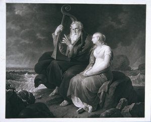 Ossian ja Malvina tekijältä Ignaz Rungaldier
