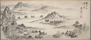 Näkymä West Lakelle, 1700-luku.
