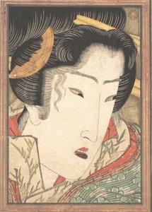 Hylätty geisha kevään lumen jäähdyttämästä intohimosta, 1824.