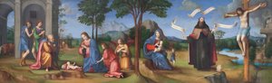 Pyhän Augustinuksen visio tekijältä Il (1450-1517) Francia