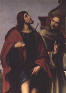 St. Roch (yksityiskohta alttaritaulusta)