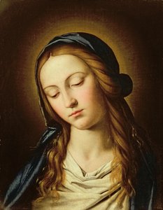 Madonnan pää tekijältä Il Sassoferrato
