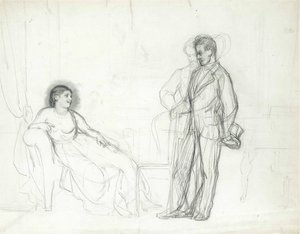 Adelina Patti Violettana Giuseppe Verdin oopperassa La traviata, 1860-luvun loppu - 1870-luvun alku tekijältä Ilya Efimovich Repin