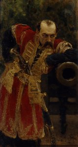 Zaporizhian sotajoukon eversti, 1880 tekijältä Ilya Efimovich Repin