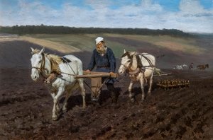 LEON TOLSTOI LABOURANT tekijältä Ilya Efimovich Repin