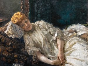 LOUISE DE RIQUET, MERCY-ARGENTEAUN KREIVITTÄRÄ tekijältä Ilya Efimovich Repin