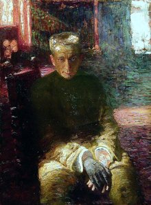 Aleksanteri Kerenskin muotokuva 1881-1970, 1918 tekijältä Ilya Efimovich Repin