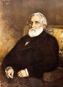 Ivan Sergeevich Turgenevin (1818-83) muotokuva (öljy kankaalle) tekijältä Ilya Efimovich Repin