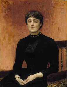 Muotokuva Elizaveta Zvantsevasta 1864-1921 tekijältä Ilya Efimovich Repin