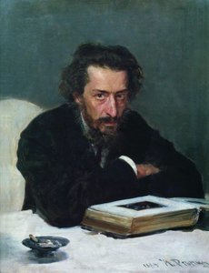 Säveltäjä Pavel Ivanovich Blarambergin muotokuva, 1884 tekijältä Ilya Efimovich Repin