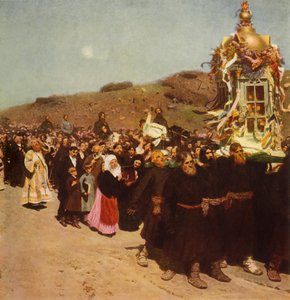 "Procession in the Kursk Gubernia", 1880-1883, tekijältä Ilya Efimovich Repin