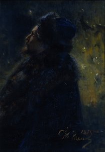 Sadko. Taiteilija Victor Vasnetsovin muotokuva 1848-1926, 1875 tekijältä Ilya Efimovich Repin