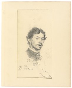 Omakuva, 1873 tekijältä Ilya Efimovich Repin