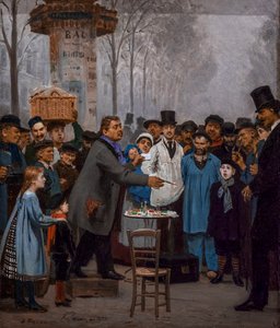 UUTUUSTEN MYYJÄ PARIISISSA tekijältä Ilya Efimovich Repin