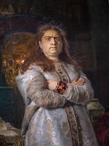 TSAREVNA SOFIA ALEXEIEVNA NOVODEVICHYN LUOSTARESSA tekijältä Ilya Efimovich Repin