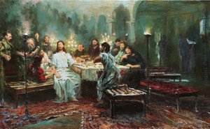 Repinin viimeinen ehtoollinen, Ilja Jefimovitš (1844-1930) tekijältä Ilya Efimovich Repin