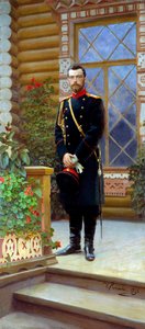 Venäjän tsaari Nikolai II, 1896. tekijältä Ilya Efimovich Repin